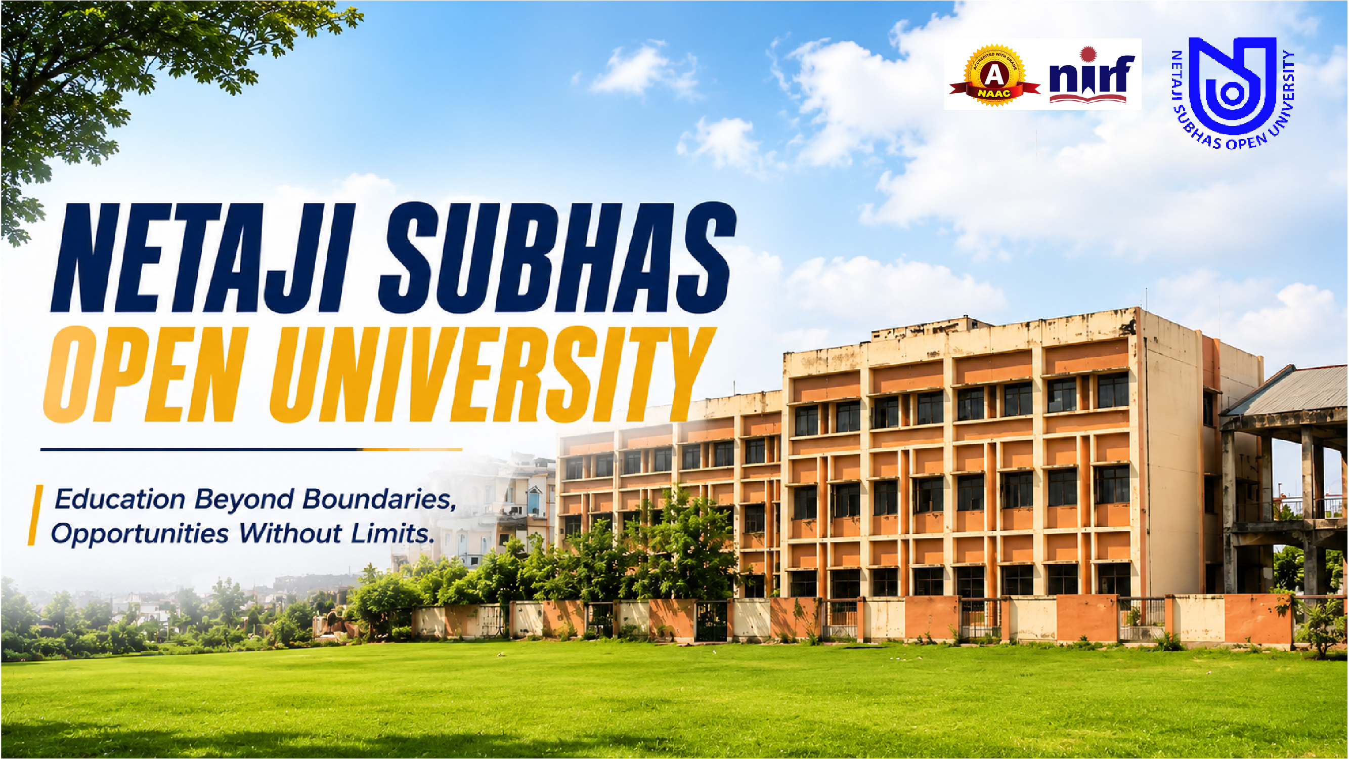 NETAJI SUBHASH OPEN UNVERSITY video preview
