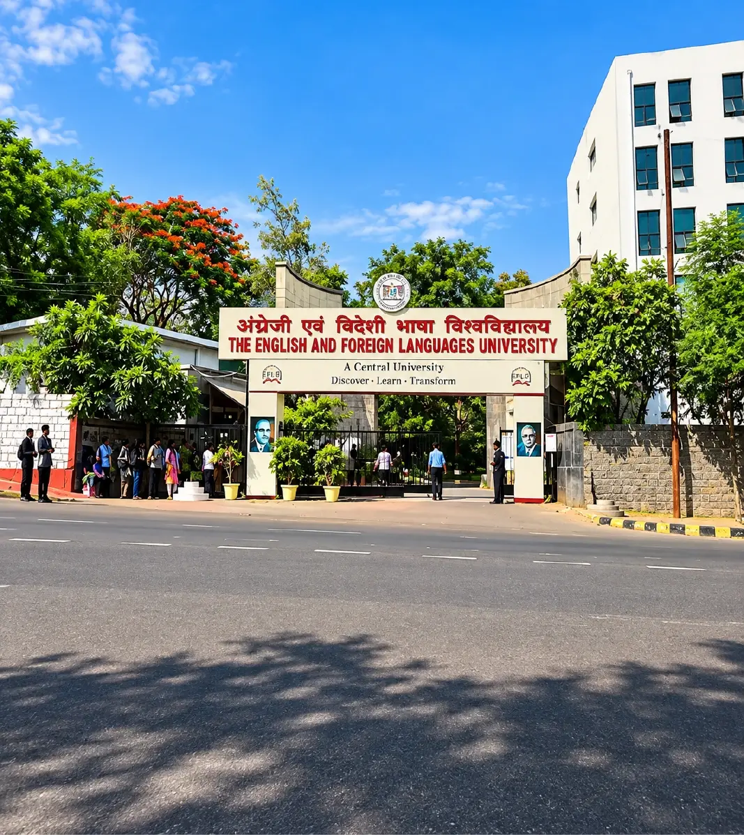 THE ENGLISH AND FOREIGN LANGUAGES UNIVERSITY campus